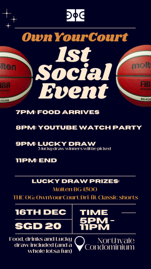 Social Event OwnYourCourt